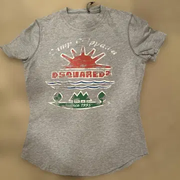 DSQUARED2 반팔 티셔츠 그레이