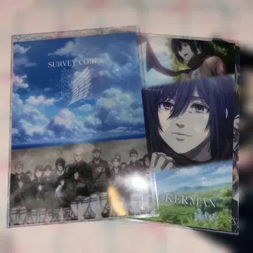 진격의 거인 제일복권 포스터 4장 세트