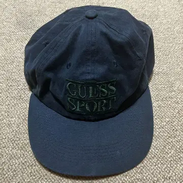 90s GUESS SPORT 빈티지 캡 USA 네이비