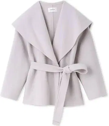 frayid 울 혼방 코트 벨트 포함