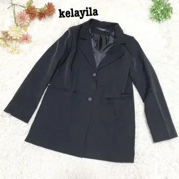 s.1676 [ kela yila ] 테일러드 자켓 캐주얼 블랙 L