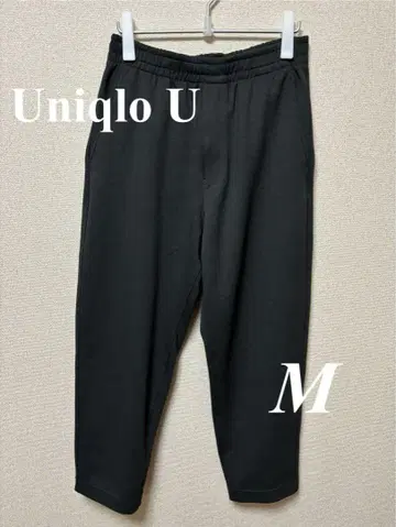 [ Uniqlo U ] 레어 에어리즘 코튼 스웨트 팬츠 M 다크 그레이