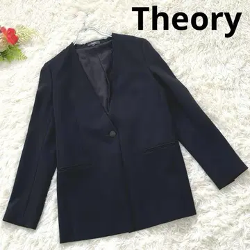 ( Theory 띠어리 ) 노카라 자켓 블랙 사이즈 0(S)