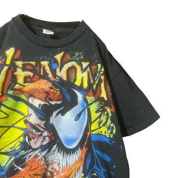 마블 VENOM 베놈 T셔츠 프린트 L 블랙