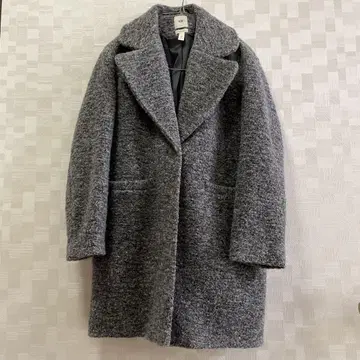 H&M 여성용 울 블렌드 트위드 코트 S 사이즈