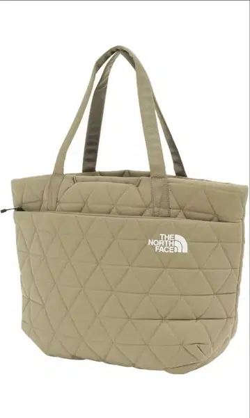 THE NORTH FACE 퀼팅 토트백 베이지