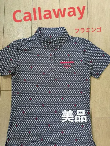 [Callaway] 골프웨어 피케 셔츠 네이비 플라밍고 여성용