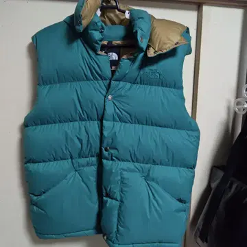 THE NORTH FACE 후드 부착 다운 베스트 L
