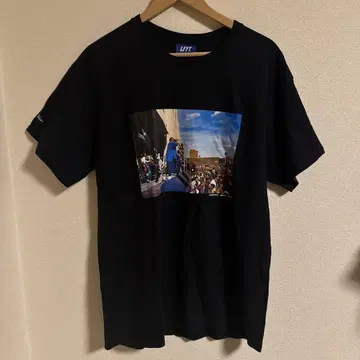 LFYT 블랙 프린트 T셔츠 L 사이즈