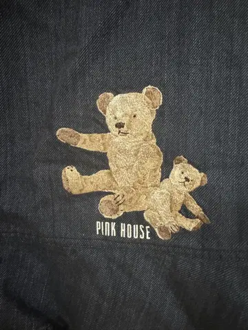 PINK HOUSE 곰 자수 스커트