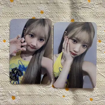 BABYMONSTER 사전 녹화 라미 SHEESH 트레이딩 카드 2장