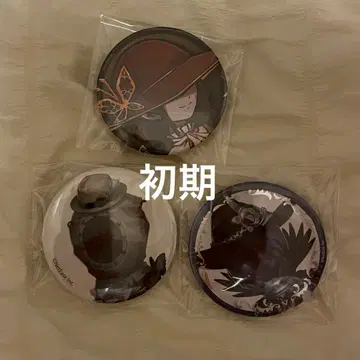 제5인격 비넷 아트 캔뱃지 곤충학자 설정화 SSR 금박 화이트 배경