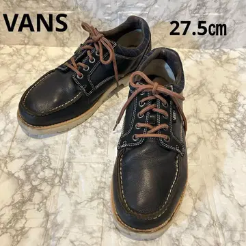 반스 스니커즈 모카신 신발 남성용 블랙 VANS 27.5