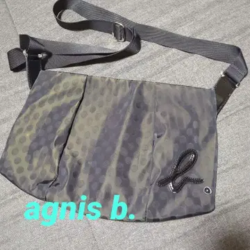 agnis b. voyage 숄더백 다크 그레이