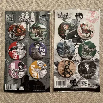 진격의 거인 캔뱃지 세트 오이타 히타 한정판