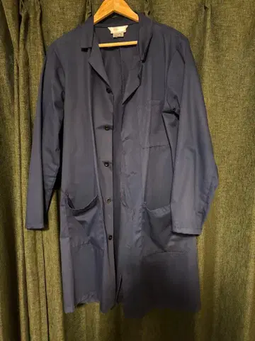 네이비 스텐카라 코트 영국제