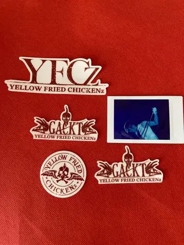 GACKT YELLOW FRIED CHICKEN 폴라로이드 스티커