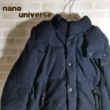 nano universe 다운 자켓 니시카와 다운 네이비