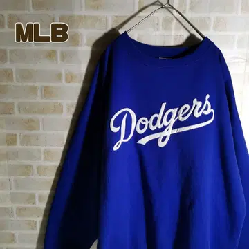 MLB 다저스 맨투맨 파랑 트레이닝복 자수 로고 오타니