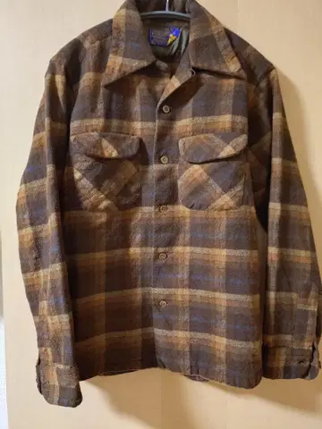 Pendleton 70's 보드 셔츠 사이즈 S 브라운
