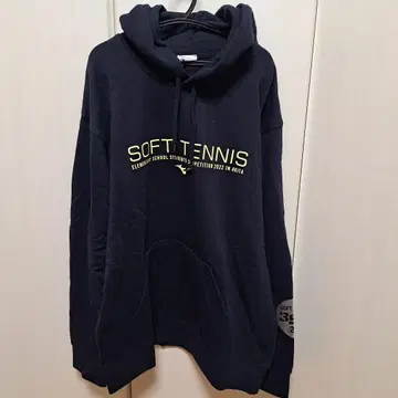 미즈노 소프트 테니스 후드티 XL 블랙
