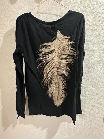 IF SIX WAS NINE MANIAC CORP 블랙 긴팔 T셔츠