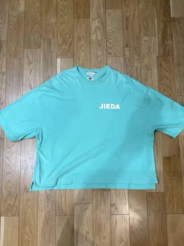 레어 JIEDA STAFF BIG T-SHIRT 라이트 그린
