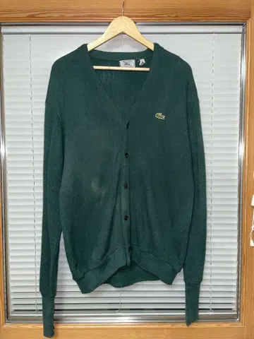 70-80's 아이조드 라코스테 아크릴 가디건 USA제