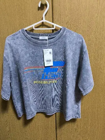 LOWRYS FARM 그레이 T셔츠 L 사이즈