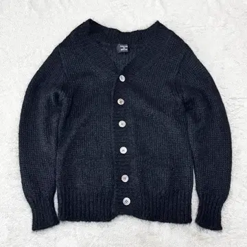 모헤어 샤기 가디건 블랙 CABANE de ZUCCA M 사이즈