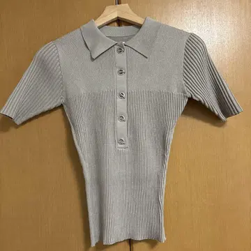 melt the lady front open knit 상의 새상품급