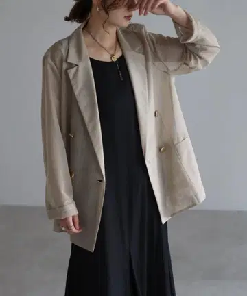 봉쥬르 사간 메쉬 테일러드 자켓