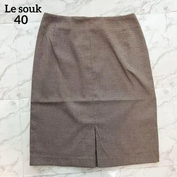 [ Le souk ] 루수크 치도리 타이트 스커트 심플 오피스 깔끔한 L