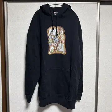우먼 United Athle 블랙 풀오버 후드티 XXL