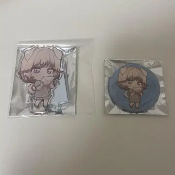 스트그라 우체국 콜라보 굿즈 신토 마키피 아크릴 스탠드 캔뱃지 세트