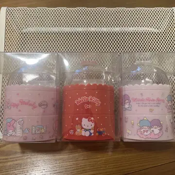 산리오 돔형 소품함 세트