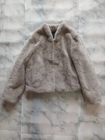 여성용 플리스 자켓 S 베이지