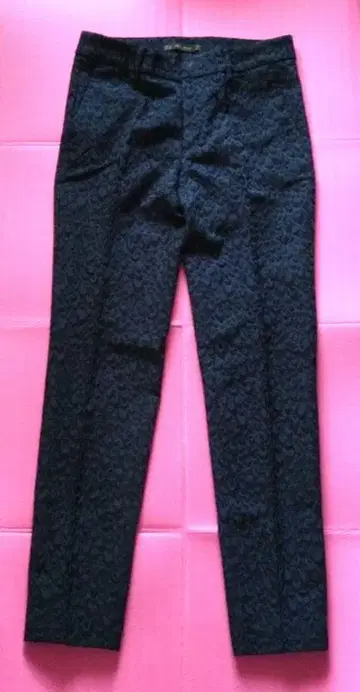 ZARA BASIC 패턴 팬츠() 네이비 미사용 새상품