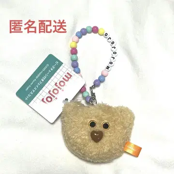 mojojojo 비즈 체인 달린 페이스 마스코트 곰