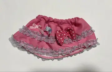 우사모모짱 레이스 리본 스커트 프릴