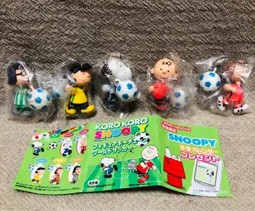 스누피 피규어 키체인 월드 축구 전 5종 세트