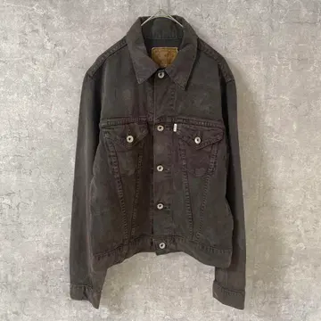 Levi's 7050-50 데님 자켓 데미지 가공 여성용 M 사이즈