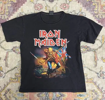 IRON MAIDEN 티셔츠 L 사이즈 100% 코튼