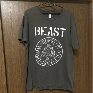 나카무라 타츠야 BEAST 차콜 그레이 T셔츠 M 사이즈