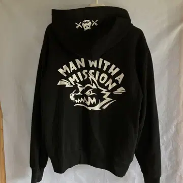 MAN WITH A MISSION 집업 후드티 사이즈 M