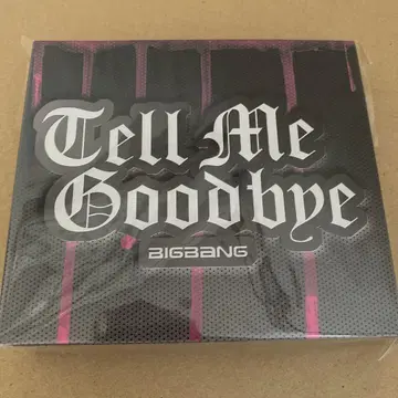 BIGBANG Tell Me Goodbye CD+DVD+굿즈 초회 한정판