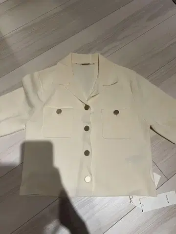 FRAY I.D 아이보리 버튼 자켓