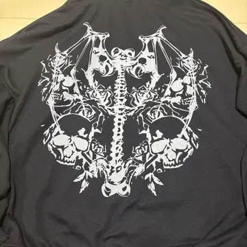 볼칸 & 아프로디테 ROSE SKULLZIP 후드티 L 사이즈