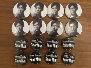 SnowMan 메구로 렌 캔뱃지