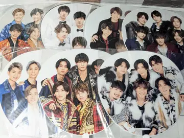 미개봉 새상품 SixTONES 멤버 집합 부채 7장 세트 묶음 판매
